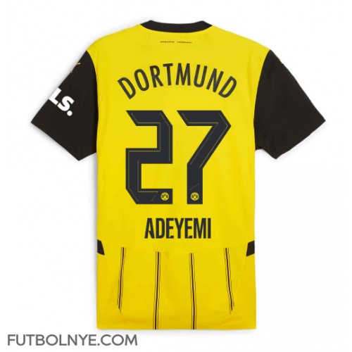 Camiseta Borussia Dortmund Karim Adeyemi #27 Primera Equipación 2024-25 manga corta